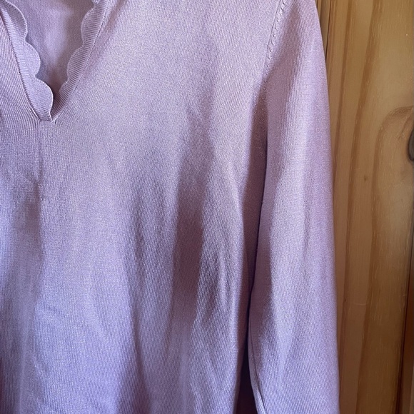 Cable & Gauge Scalloped Collar Sweater - Picture 3 of 5